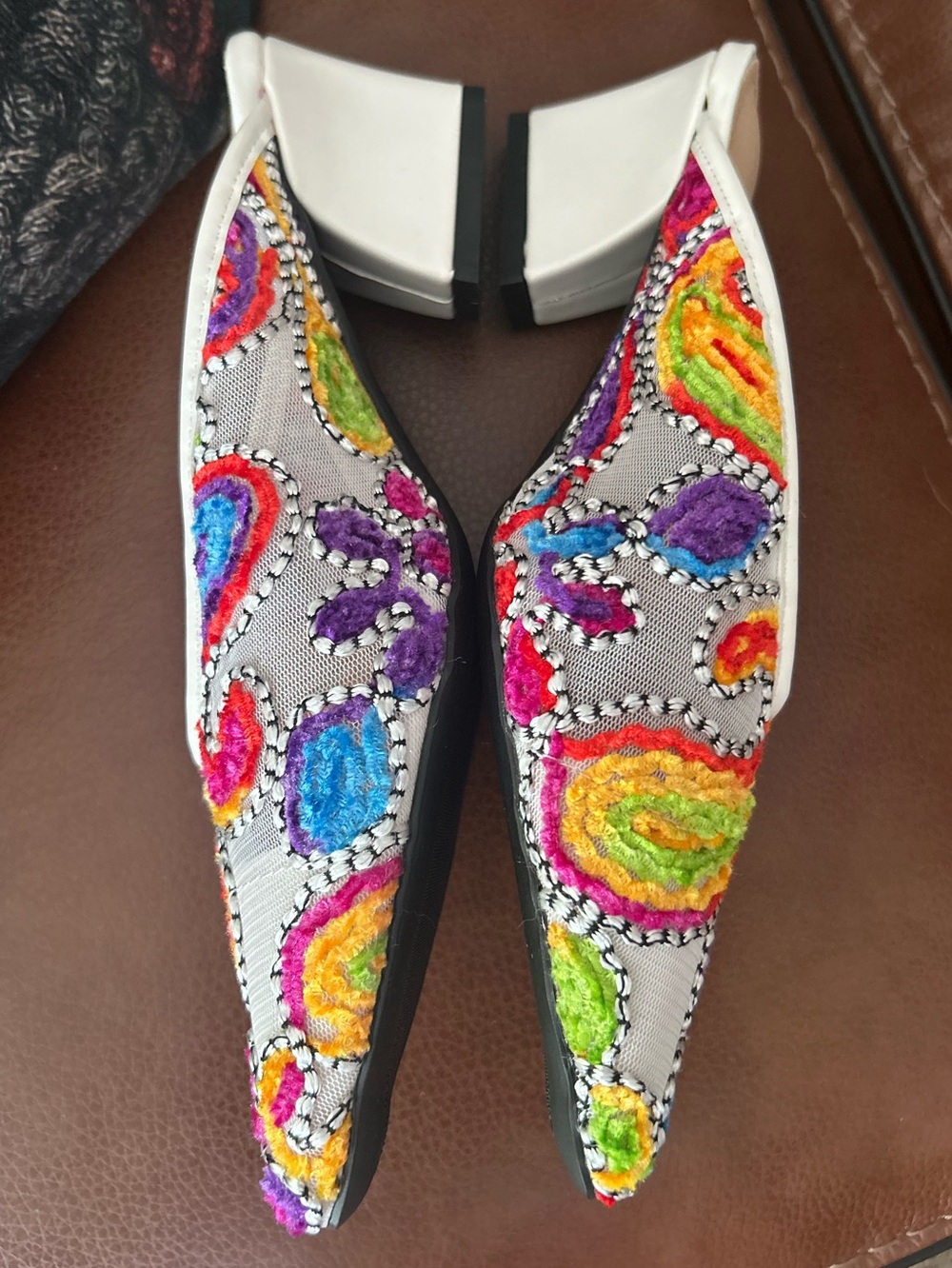 Colourful mesh mules - Picture 8 of 9